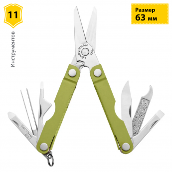 Мультитул LEATHERMAN MICRA MOJITO 833432 Мультитул LEATHERMAN MICRA MOJITO 833432